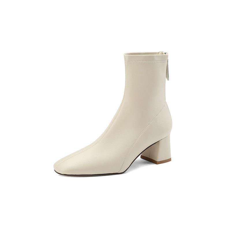 Petites bottines de style français pour femmes à la mode