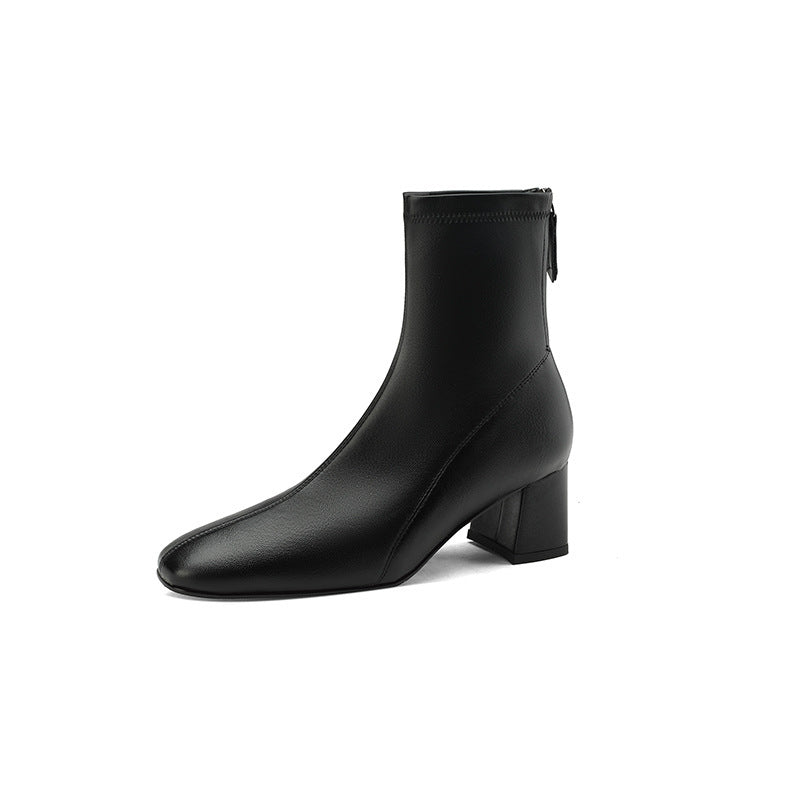 Petites bottines de style français pour femmes à la mode